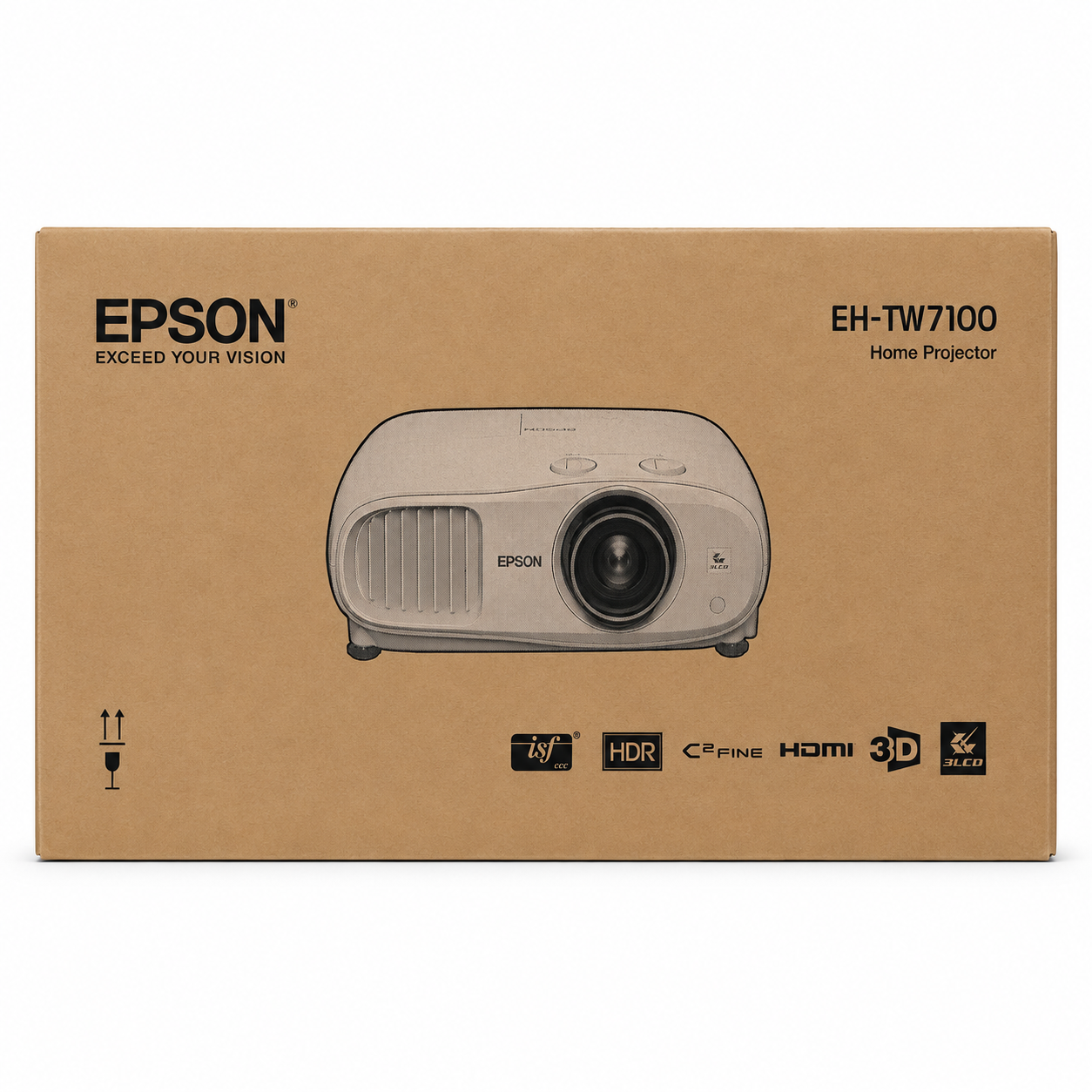 Epson EH-TW7100 4K PRO-UHD Heimkino-Beamer mit HDR und Lens-Shift