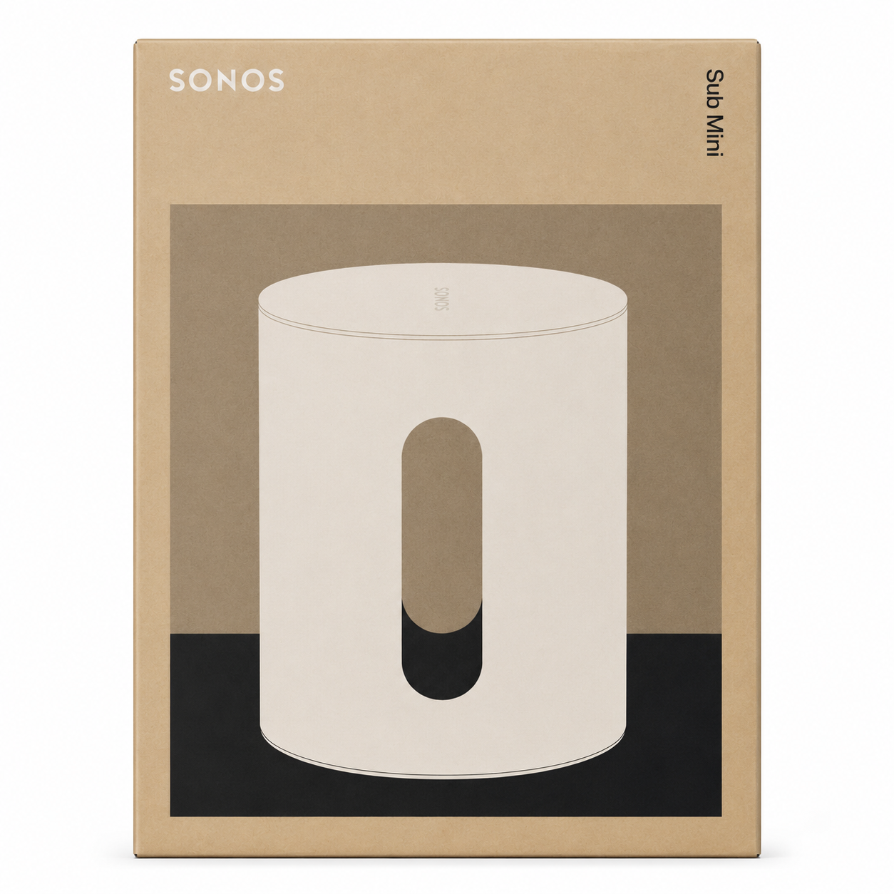 Sonos Sub Mini Weiß – WLAN-Subwoofer für kompatible Sonos-Lautsprecher