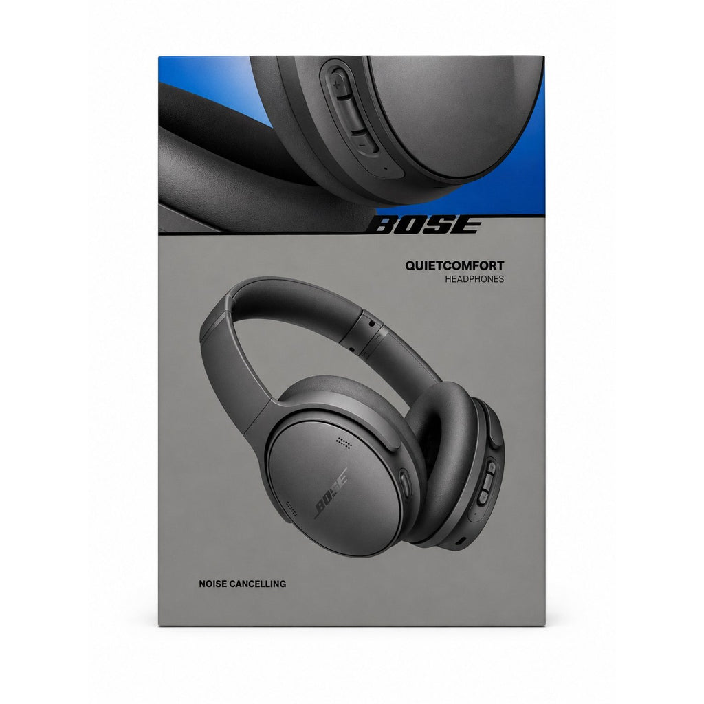 Bose QuietComfort Headphones Moonlight Grey – Verpackung Vorderseite