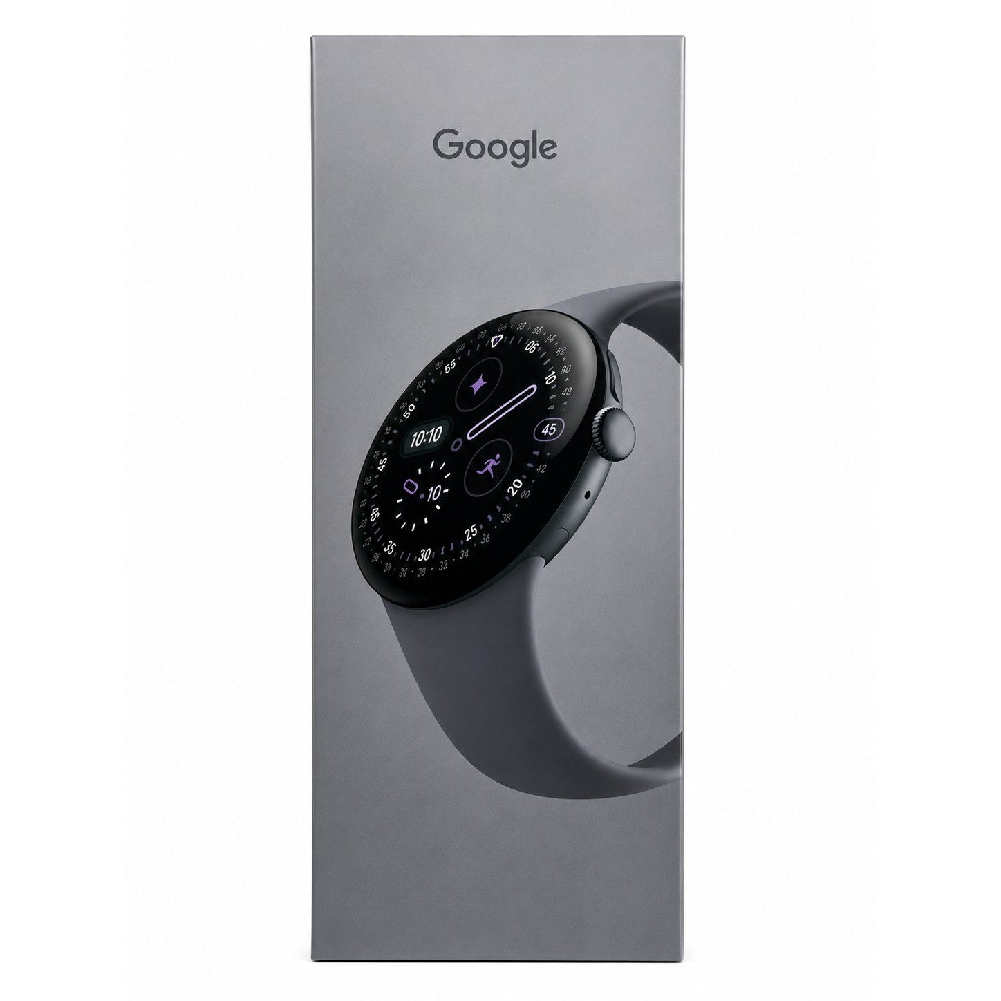 Google Pixel Watch 4 45 mm LTE Satin Moonstone – Verpackung Vorderseite
